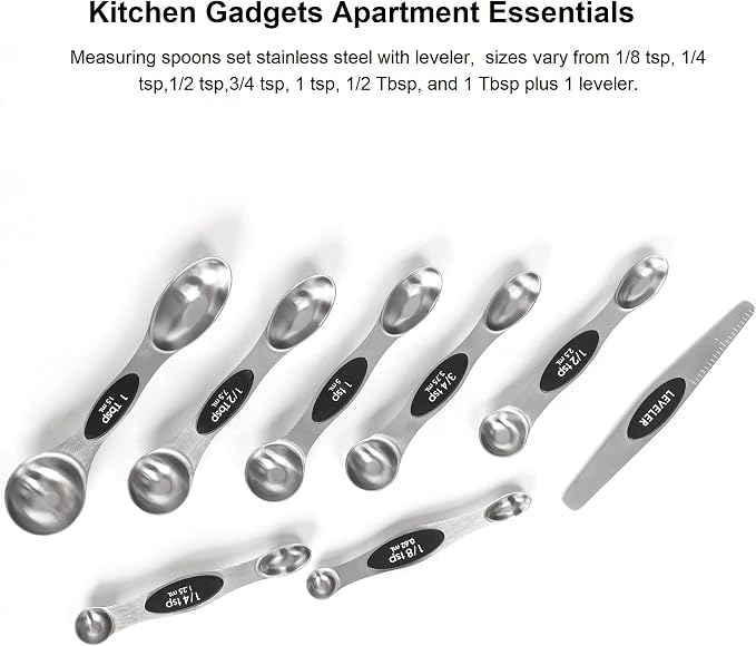 Magnetic Measuring Spoons Set - Image 7