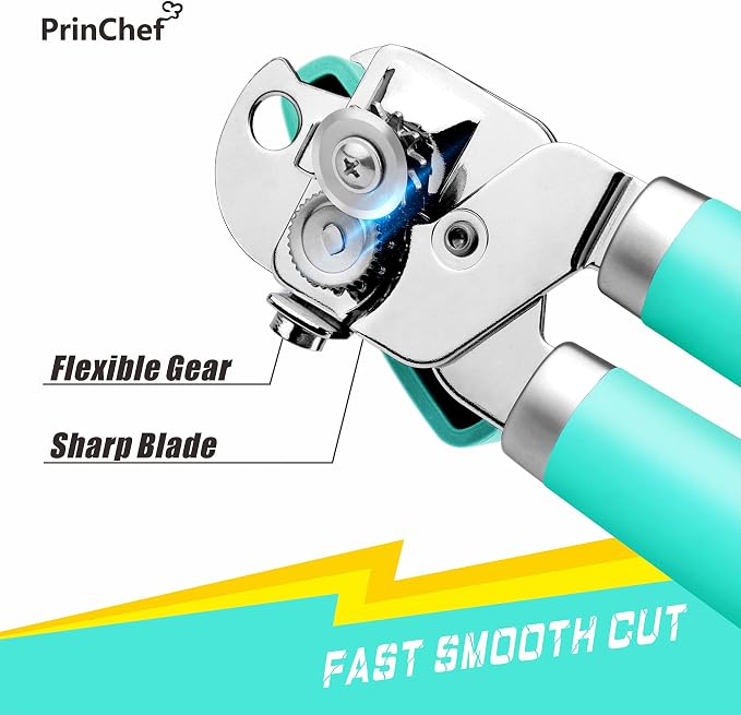 PrinChef Can Opener Manual, Can Tin Bottle Opener - Image 3