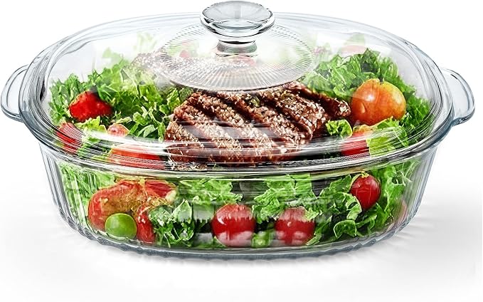 Reasim 2.8L/3Qt Glass Casserole Baking Dish by Reasmi