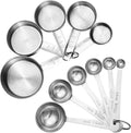 Accmor 11 Piece Stainless Steel Measuring Spoons Cups Set, Premium Stackable by Accmor