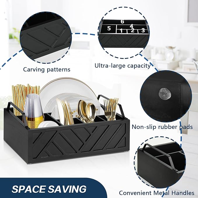 Ukonvi Paper Plate Dispenser and Holder - Image 6