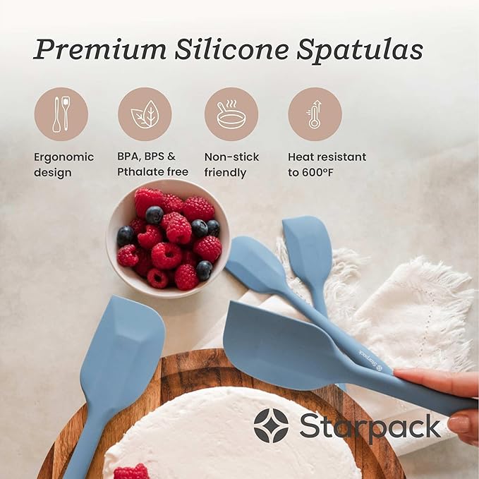 Starpack 'Scrape & Stir' Silicone Spatula Set - Image 2