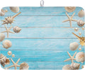 Summer Coastal Dish Drying Mat for Kitchen Counter Seashell Starfish Blue by Unknown