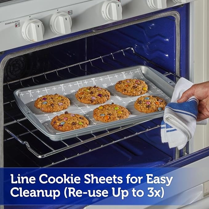 Reynolds Kitchens Cookie Baking Sheets, Pre-Cut Baking Parchment Paper Sheets - Image 8