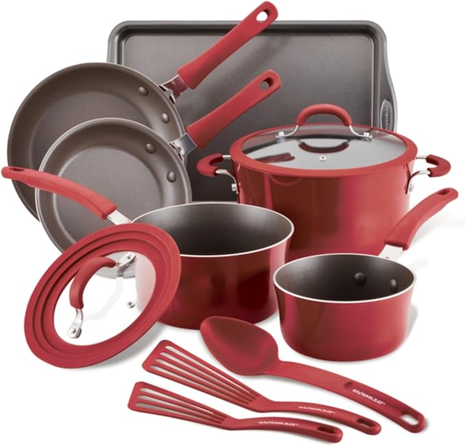 Rachael Ray 14753 11-Piece Nonstick Cookware Set - Image 9