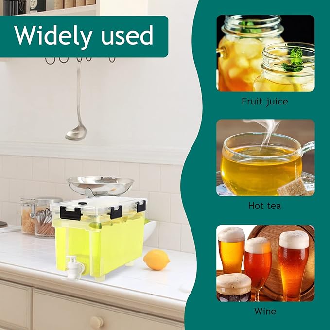 1 Gallon Drink Dispenser For Fridge, Beverage Dispenser - Image 6