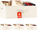 Criusia Closet Organizers Bins 4 Pack by Criusia