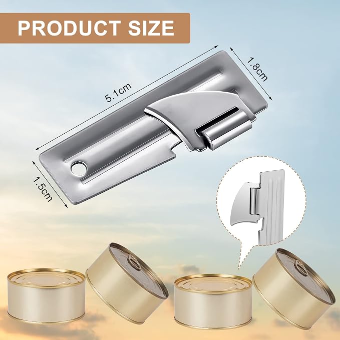 Chumia 16 Pieces P-51 Camping Can Opener Stainless Steel Military Survival Army - Image 2