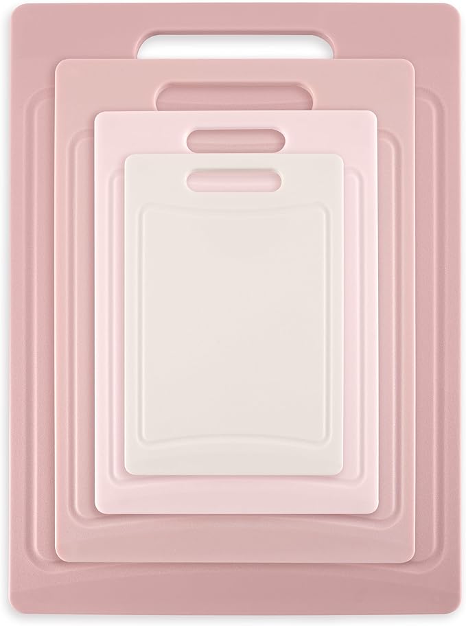 COOK WITH COLOR Non-Slip Cutting Board Set – Kitchen Essentials with Easy Grip - Image 7