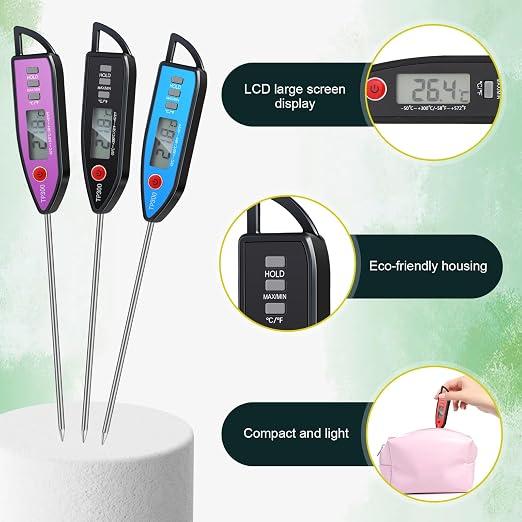 Copkim 10 Set Waterproof Food Thermometer - Image 3