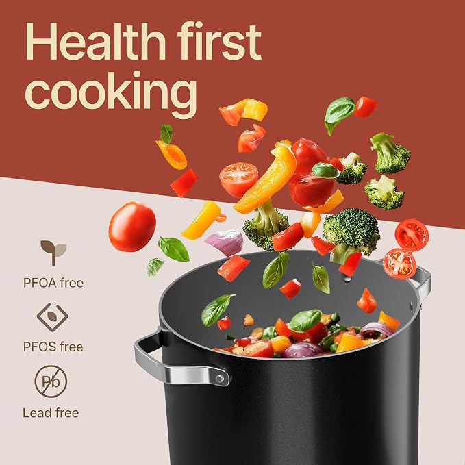 Bakken 16 Quart Ceramic Coated Stock Pot - Image 6