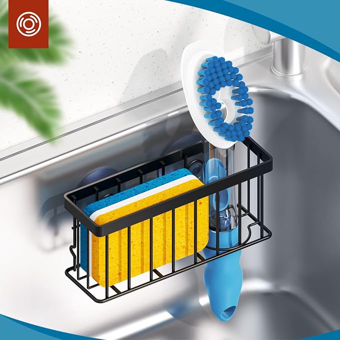 MURLONG Sponge Holder for Kitchen Sink, Sink Caddy Organizer - Image 7