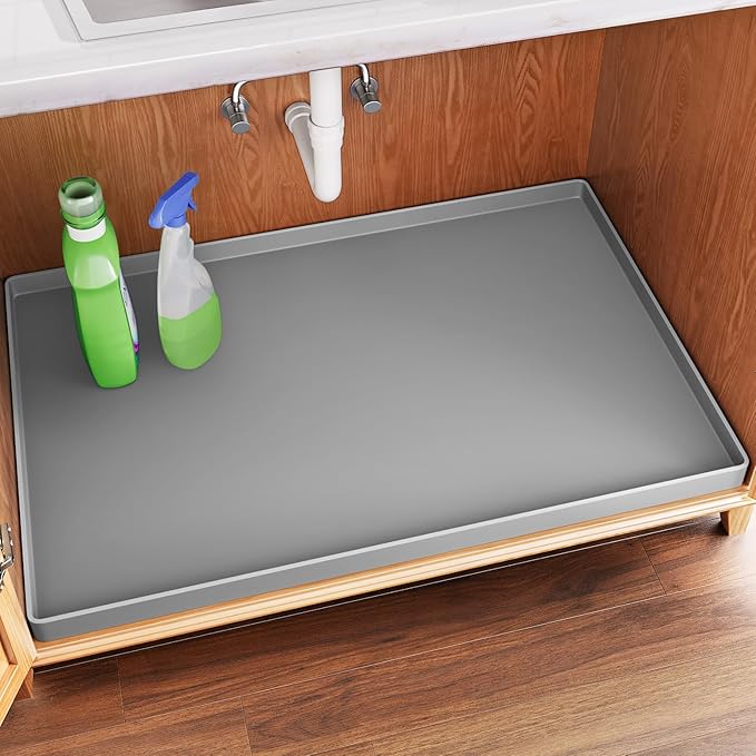 FLATO Waterproof Under Sink Mat 40" x 19" Shelf Liner by Unknown