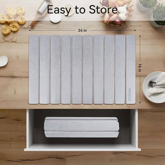 Stone Drying Mat for Kitchen Counter, Drying Matt Kitchen Counter, Quick Dry - Image 2
