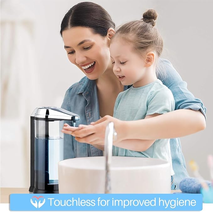 Secura 17oz Automatic Liquid Soap Dispenser, Touchless Battery Operated Hand - Image 7