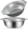 Stainless Steel Colander, 4.5QT Large Capacity by POPGRADE