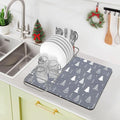 Bloss Coffee Mat, Christmas 12"x19" Bar Mat by Bloss