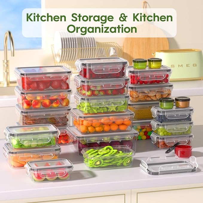 KEMETHY 50-Piece Food Storage Containers - Image 7