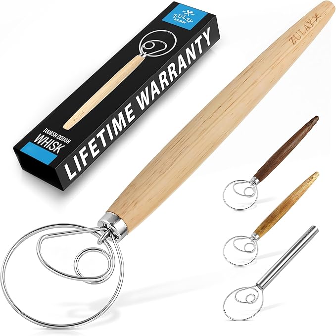 Zulay Kitchen 13-Inch Danish Dough Whisk by ZulayKitchen