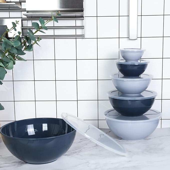 BoxedHome BPA Free Plastic Round Mixing Bowl - Image 5