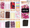 Tzerotone 12 Pcs Glass Spice Jars by Tzerotone