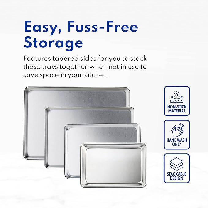 New Star Foodservice Commercial-Grade 18-Gauge Aluminum Sheet Pan/Bun Pan XL - Image 9