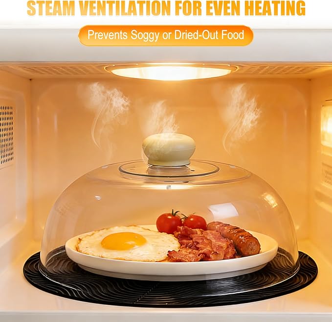 Glass Microwave Splatter Cover - Image 2