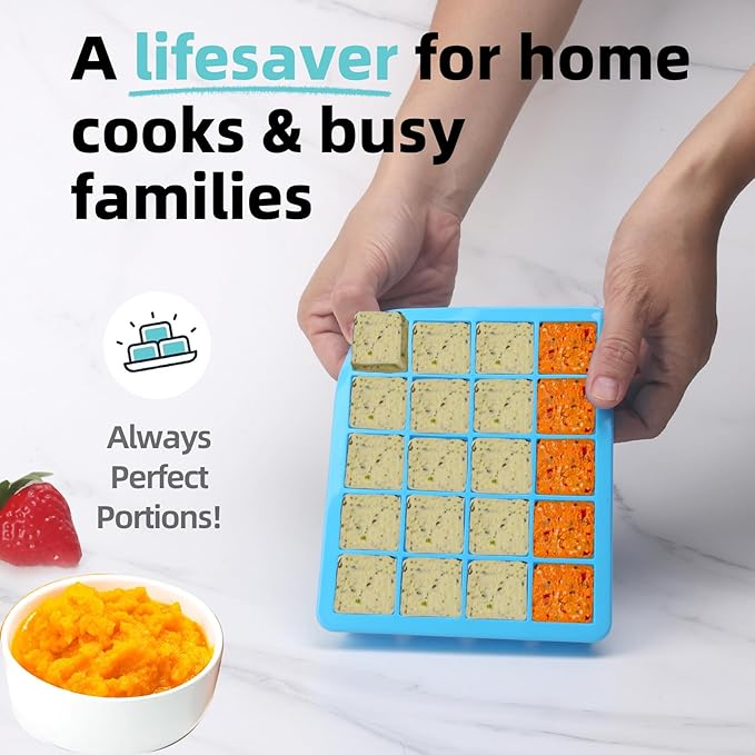 20 Section-0.5oz, Food Grade Silicone Ice Cube Tray Food Container - Image 6