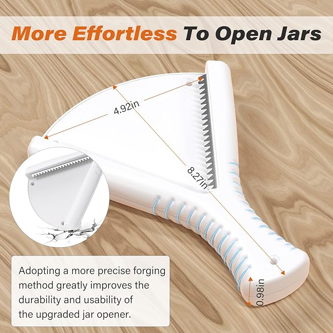 Jar Opener for Weak Hands, Dual Usage | Easy Grip Jar Opener & Under Cabinet - Image 4
