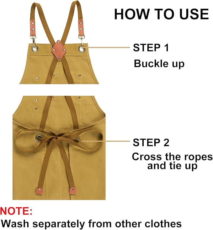 ZOMAO Chef Apron for Women Men - Image 8