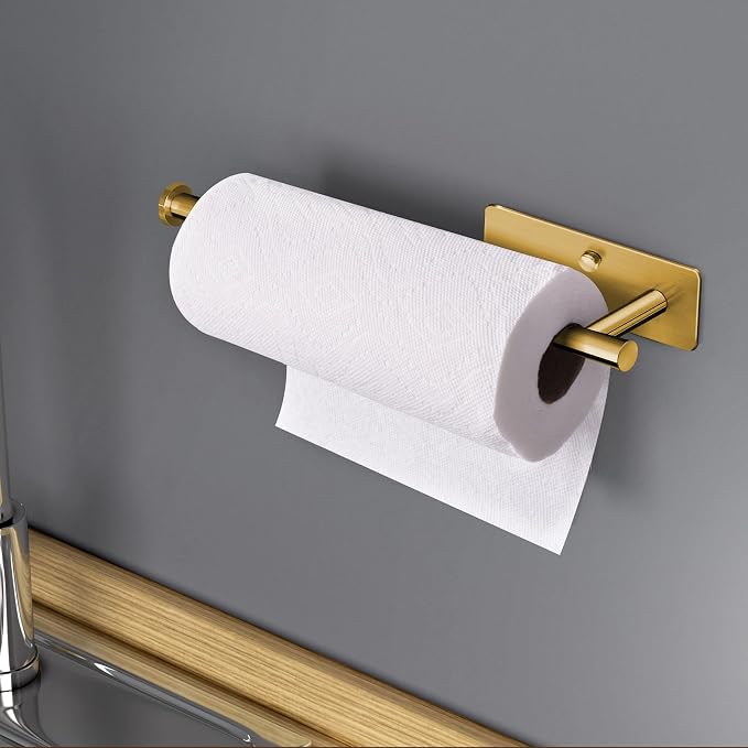 VAEHOLD Adhesive Paper Towel Holder Under Cabinet Mount - Image 5