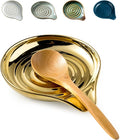 LAUCHUH Spoon Rest for Stove Top, Ceramic Spoon Holder for Kitchen Countertop by LAUCHUH