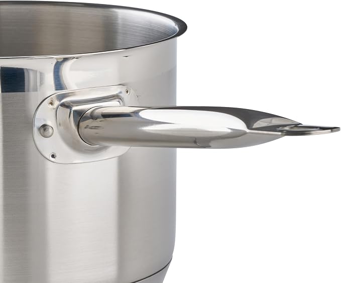 Winco Heavy-Duty Stainless Steel Sauce Pan - Image 5