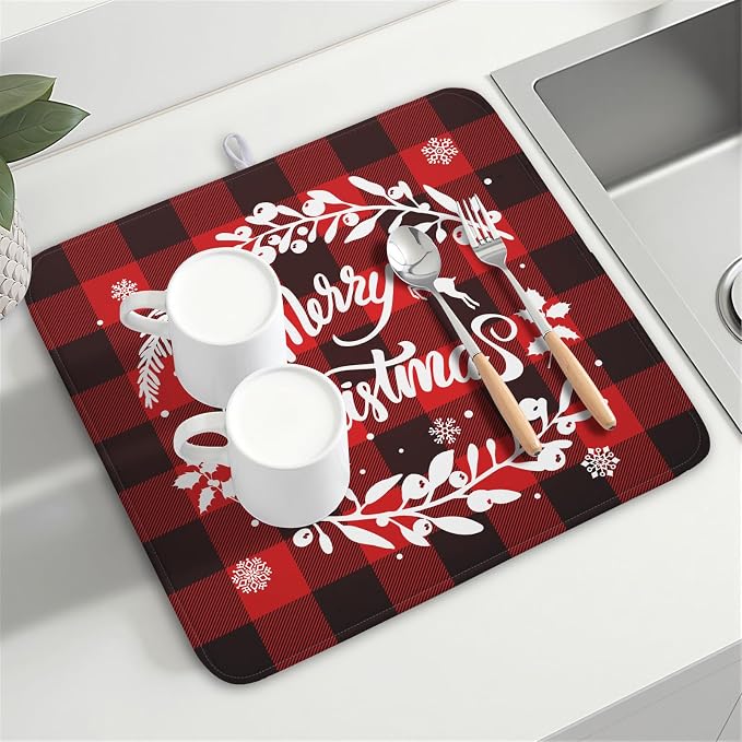 Merry Christmas Dish Drying Mat - Image 8