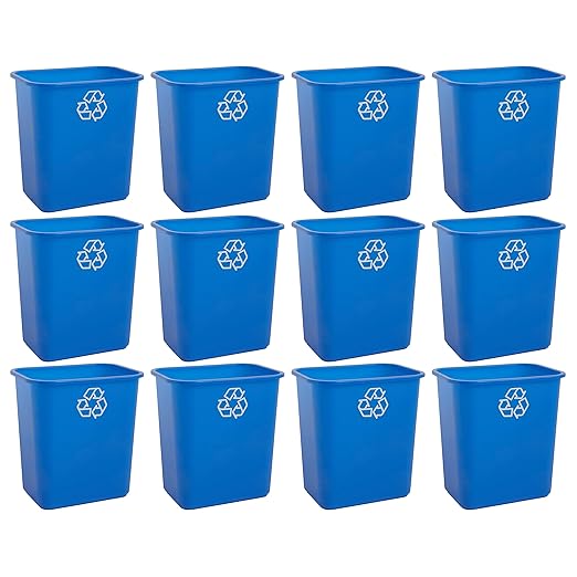 United Solutions 7 Gallon / 28 Quart Space Saving Recycling Bin, Fits Under by UNITEDSOLUTIONS