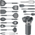 Onader Kitchen Cooking Utensils Set of 15, Silicone and Stainless Steel by Onader