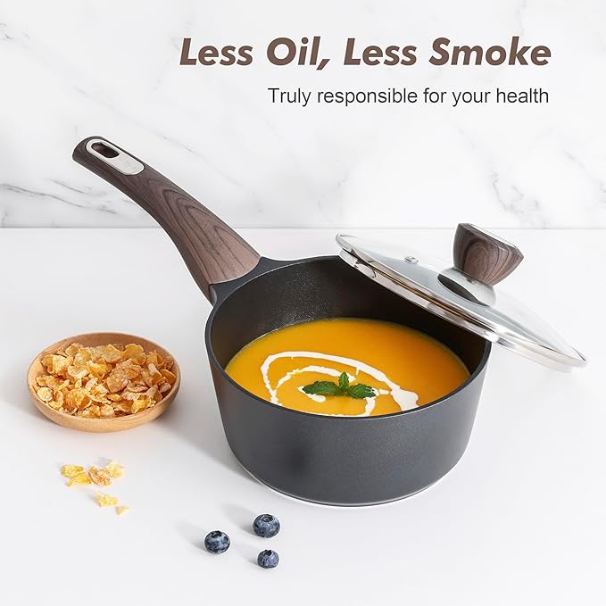 SENSARTE Pots and Pans Set Non stick, Non toxic Healthy Induction Cookware Sets - Image 7