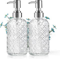 14 Oz Refillable Glass Soap Dispenser by Kaishun