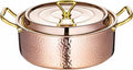 YJX 4.2QT Hammered Stock Pot by YJX