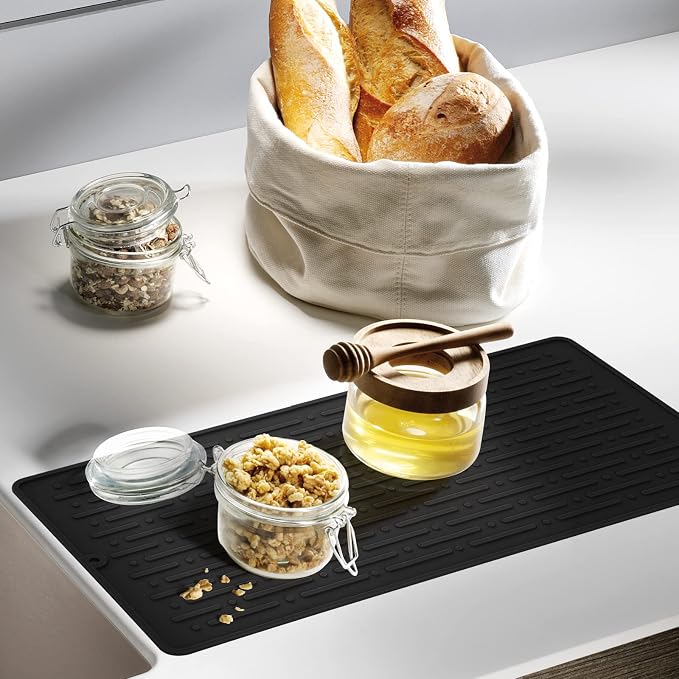 GeeRic Dish Drying Mats, Heat-resistant Silicone Mat - Image 5