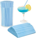 500 Pcs Light Blue Coffee Stir Sticks Set 5x0.12 inch Cocktail Straws Acrylic by DLUGOPIS