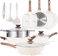 17 Pcs Pots and Pans Set, Nonstick & Non-Toxic Healthy Pots and Pans, by RayBear