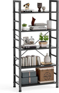 DUMOS 5 Tiers Bookshelf, Classical Book Shelf, Tall Display Shelves in Living by DumosLifestyle