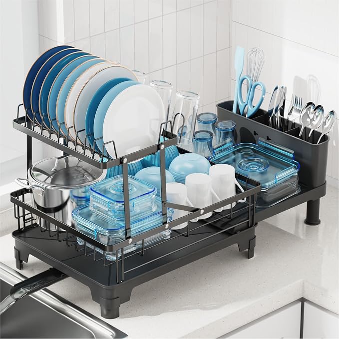 GSlife 2 Tier Dish Drying Rack by GSlife