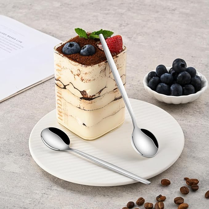 5.1 Inches Stainless Steel Coffee & Tea Spoon, 6-Piece Cute Mini Spoons - Image 8