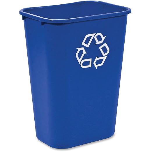 Rubbermaid Commercial Products Deskside Recycling Can, 10.25-Gallon/41-Quart by RubbermaidCommercialProducts
