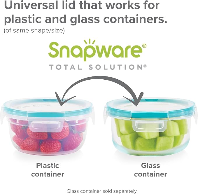 Snapware Plastic Total Solution 5-Pack Food Storage Containers Set, Leakproof & - Image 6