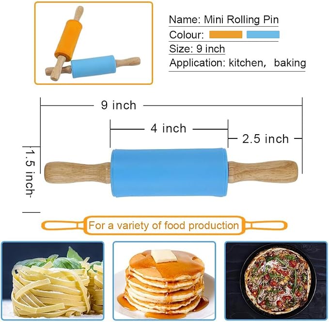 Koogel 9 Inch Mini Rolling Pin - Image 3