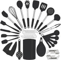 Silicone Kitchen Cooking Utensils Set by BECBOLDF