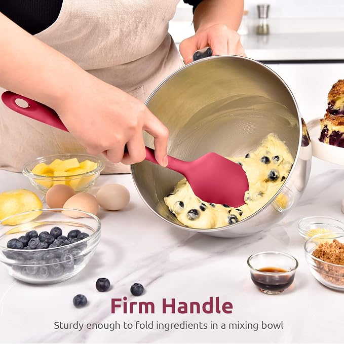 14in Extra Large Silicone Spatula: U-Taste 600ºF Heat Resistant Flexible - Image 5